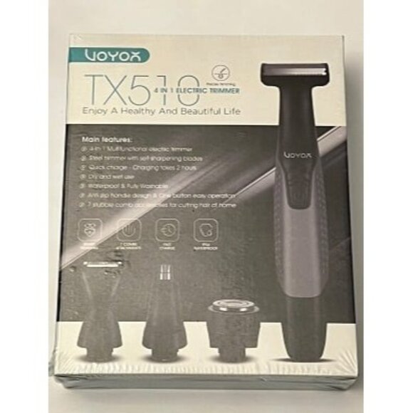 New Beard Trimmer for Men Electric Razor, Nose Face Body Hair Trimmer - Picture 1 of 2